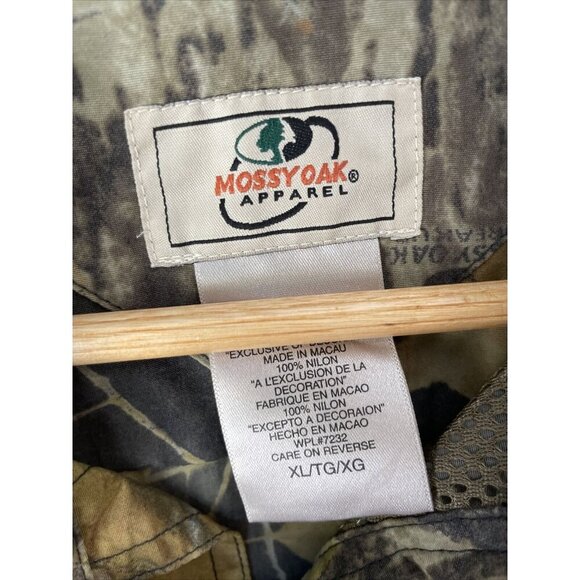 Mossy Oak Mens XL Long Sleeve Camo Vented Shirt Hunting Roll Tab Sleeve - Picture 3 of 6